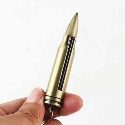 Waterproof Fire Starter Lighter Match Keychain Survival Camping Metal Bullet Au - Aimall