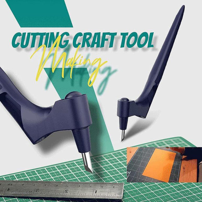 360-Degree Rotating Craft Cutting Tool with Precision Blade for Craft Art
