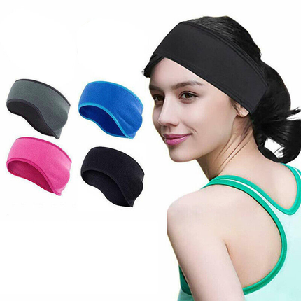 Outdoor Winter Fleece Ear Warmer Sports Headband Skiing Warm Earmuffs Headband