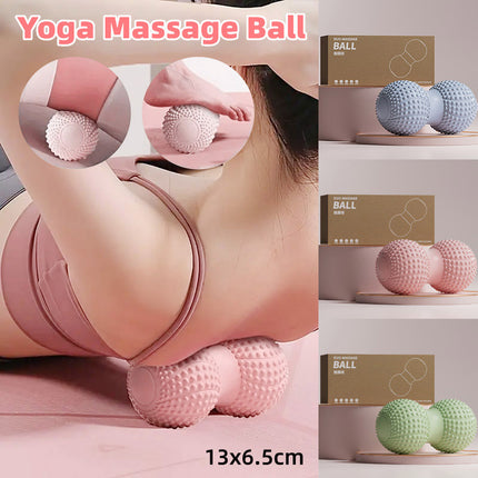 Peanut Massage Ball Foot and Muscle Relaxation Yoga Fitness Massage Tool