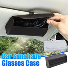 Car Glasses Clip Multifunctional Sun Visor Glasses Holder Storage Case Organizer