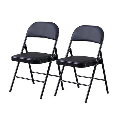Folding Chair 2PCS Home Portable Training Computer Office Dining Cosmetic Chair