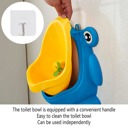 Wall Mounted Frog Urinal for Young Users Toilet Training Standing Potty Solution