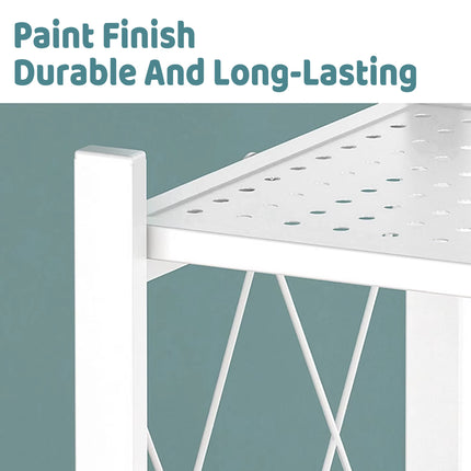 No Installation Foldable Multi Layer Storage Rack Space Saving Stable Durable