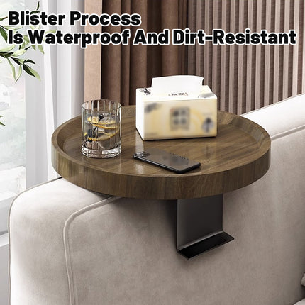 Simple Sofa Armrest Tray Adjustable Non Slip for Coffee Fruit Phone Snacks