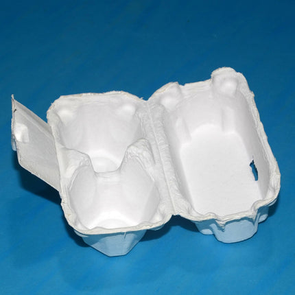 300PCS Paper Egg Tray 2 Slot Molded Pulp Leak-Proof for Egg Packaging Use