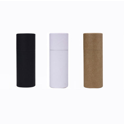 20PCS Kraft Paper Cylinder Gift Boxes Round Cardboard Tubes with Lids