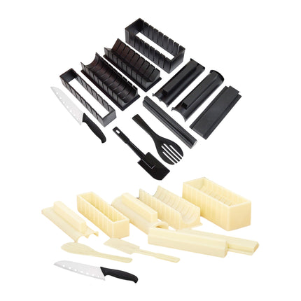 11PCS Sushi Making Tool Set Durable Easy to Use Food-Grade for Home Party Use