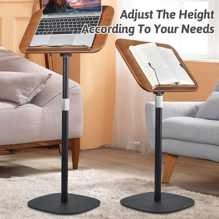Floor Standing Reading Stand Adjustable Angle Height Sturdy for Home Office Use