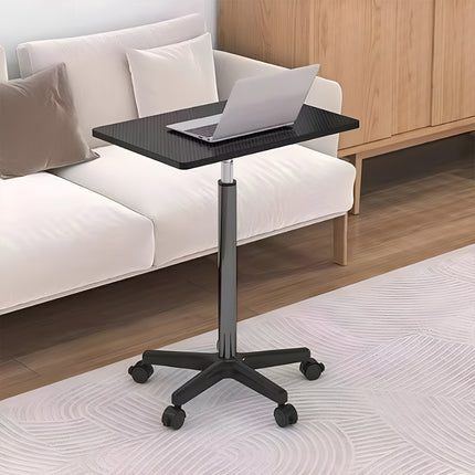 Mobile Height Adjustable Table with Wheels for Home Office Work Space Saving