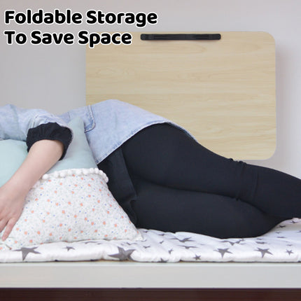 Adjustable Bedside Desk for Dorm Room Sturdy Compact Space Saving Daily Use