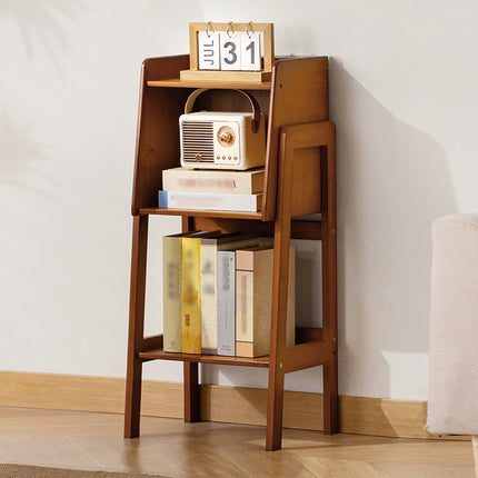 Simple Bookshelf Floor Standing Bookcase Sturdy Large Capacity for Home Office