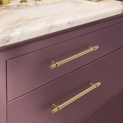 8 Sizes Pure Copper Cabinet Handles Long Drawer Pulls for Wardrobe Door Furniture