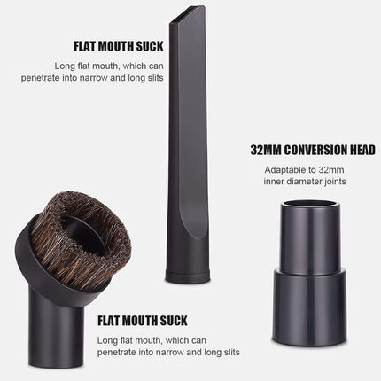 6pcs Vacuum Cleaner Accessory Suction Head Suitable for 32mm Inner Diameter Fit