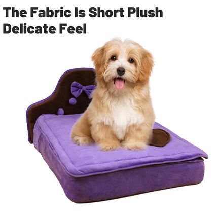 Pet Dog Bed Kennel Sofa Style Sleeping Cushion Soft Indoor Resting Nest for Pet