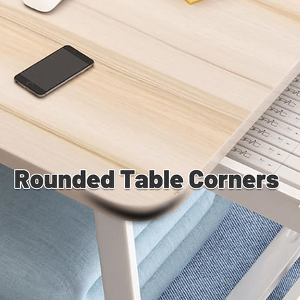 Foldable Bed Desk Portable Small Table Laptop Stand for Bedroom Sofa Study