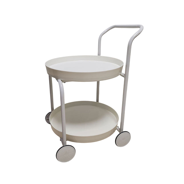 Movable Side Tea Table Armrest Double-Layer Storage For Family Sofa Cart Shelf