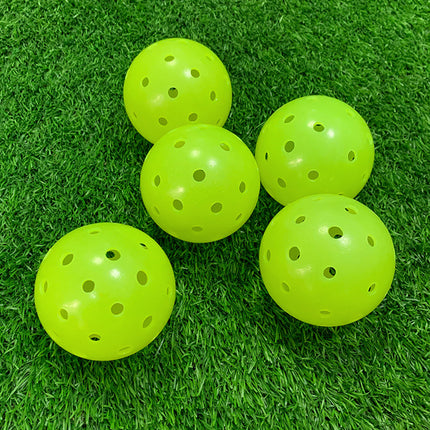 Pickleball Set 6PCS 74MM 40Hole Outdoor BallsTournament Training Sports Game