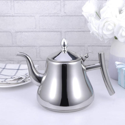 Thickened Stainless Steel Teapot Kettle With Strainer For Restaurant Hotel Use