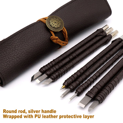 8pcs Seal Engraving Knife Set Engraving Tools Carving Knives for Stone Craft