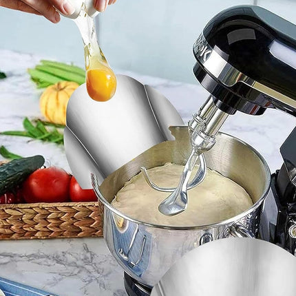 Stainless Steel Chef Machine Pouring Accessories Trough Protective Cover Set