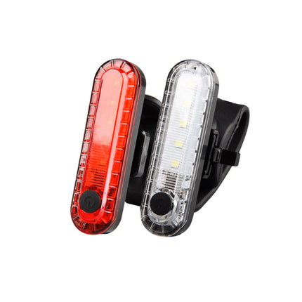 2PCS Bike Rear Tail Light USB Rechargeable Cycling Flashers Blinking