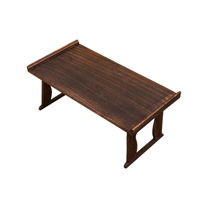 Wooden Foldable Chinese Style Tea Table Home Living Room Space Saving Durable
