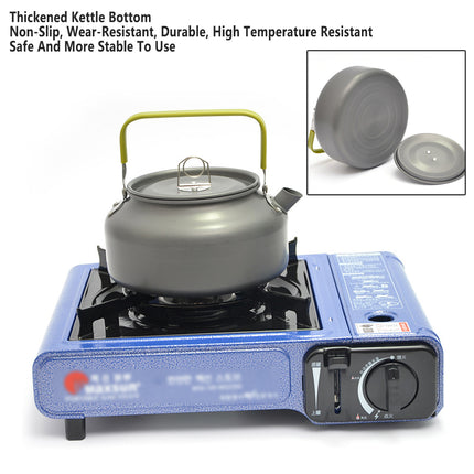 1.2L Outdoor Teapot Camping Hiking Portable Aluminum Kettle Coffee Pot Travel