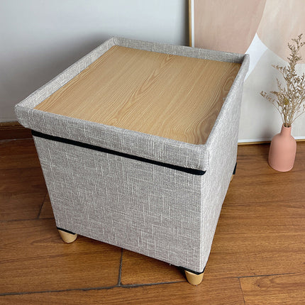 Multifunction Storage Stool Shoe Changing Bench Box Ottoman Seat Sofa Organizer