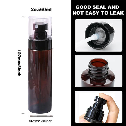 10pcs 60ml Spray Bottles Refillable Travel Size Bottles Portable Carry On Set