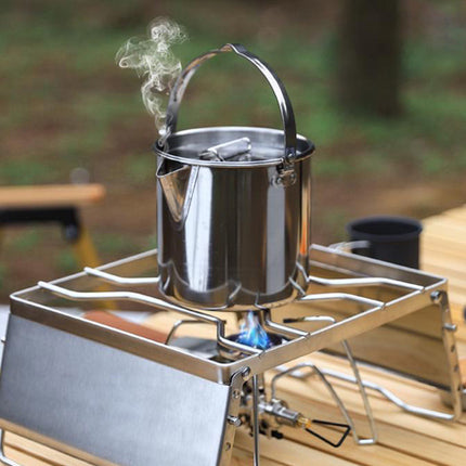 Portable Outdoor Kettle Coffee Teapot Camping Hanging Pot Cooker For Picnic