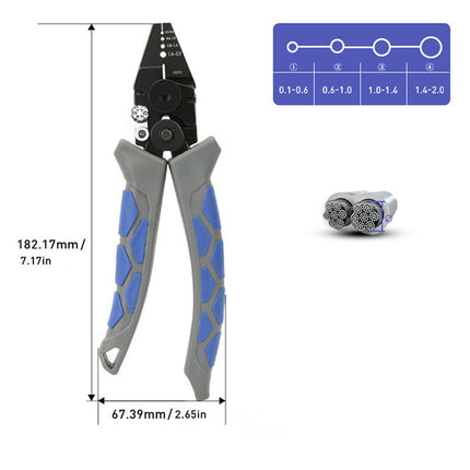 Crimping Fishing Pliers Steel Wire Cutting Scissors Kit Fishing Crimper Pliers