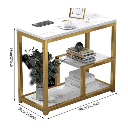 Marble Coffee Table Nesting Tables Sofa Side Bed End Modern Home Furniture