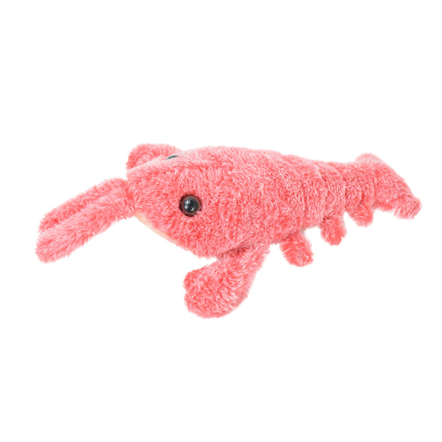 Electric Simulation Lobster Jumping Toy USB Charging Funny Plush Toy Dog Cat Toy