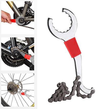 Bike Repair Tool Kit 4PCS Chain Breaker Flywheel Bottom Bracket Remover Cycling