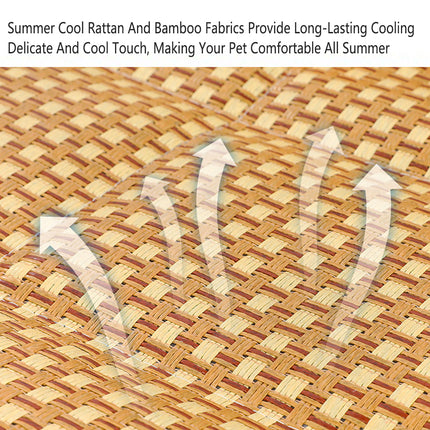 Pet Summer Cat Dog Kennel Mat Soft Pet Bed Cushion for Dogs and Cats Indoor Use