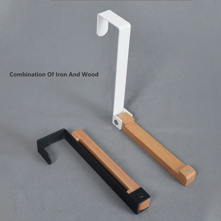 2PCS Over Door Clothes Hanger Folding Hook Closet Garment Storage Organizer