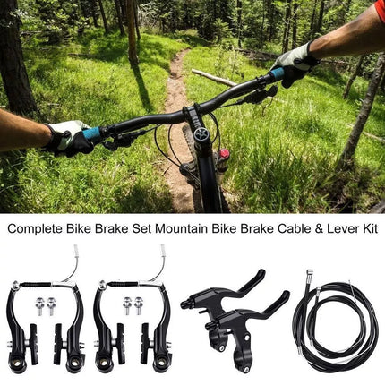 Mountain Bike V Brake Set Road Bicycle Front Rear Brake Kit Aluminum Parts Use