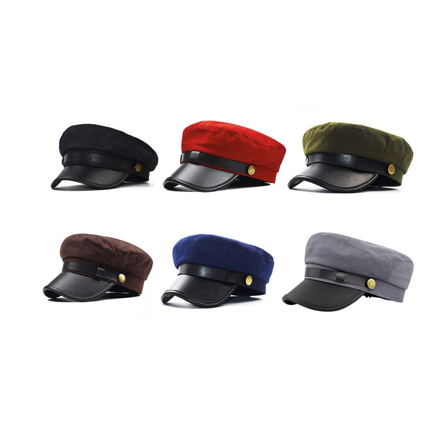 Womens Beret Cap Duckbill Newsboy Hat Casual Octagonal Hat Fashion Vintage