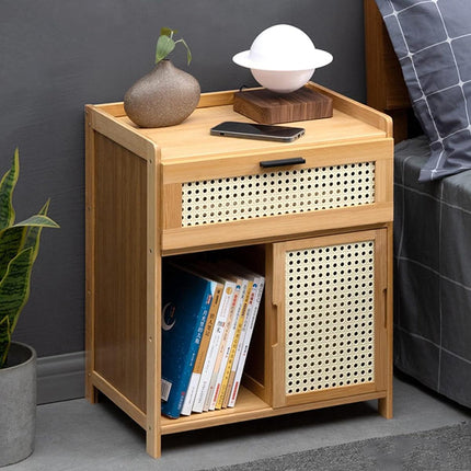 Small Bedroom Nightstand Storage Cabinet Sideboard Cabinet for Home Organization