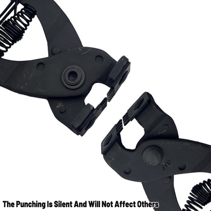 Silent Diamond Punch Pliers 4mm 4 Teeth Leather Punch Tool DIY Craft Sewing