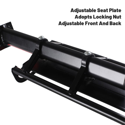 Mountain Bike Rear Rack Cargo Carrier Seat Post Pannier Holder for Bicycle Use