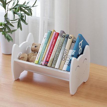 Multifunctional Book Organizer Desktop Shelf Storage Bookcase for Office Home
