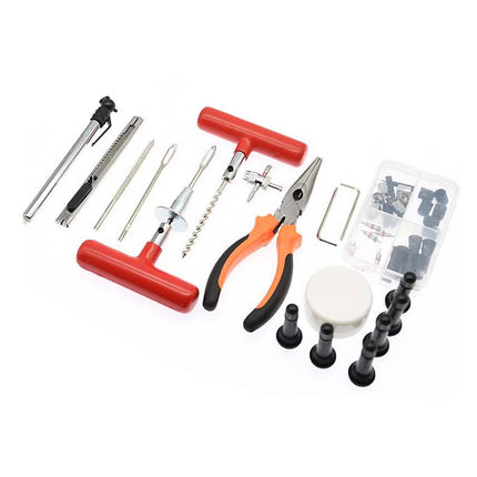 98PCS Tire Repair Tool Kit with Case for Car Truck Bike Motorcycle Tire Plug
