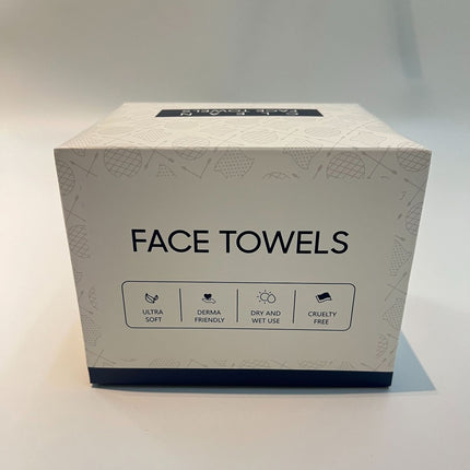 Face Towel Set Disposable Soft Cleaning Towels in Paper Box for Skincare Travel