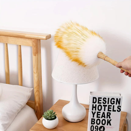 2PCS Wool Duster Home Car Dusting Tool Lint Free Reusable Soft Bristle Dust Clean