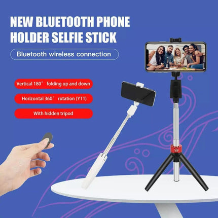 3 in 1 Wireless Bluetooth Telescopic Selfie Stick Mini Mobile Phone Tripod AU - Aimall