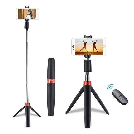 3 in 1 Wireless Bluetooth Telescopic Selfie Stick Mini Mobile Phone Tripod AU - Aimall