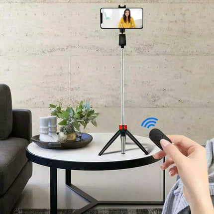 3 in 1 Wireless Bluetooth Telescopic Selfie Stick Mini Mobile Phone Tripod AU - Aimall