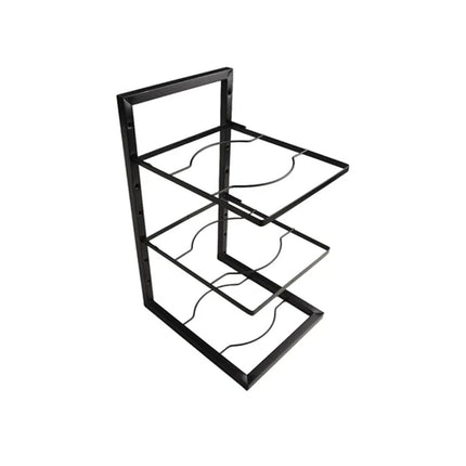 3-Layer Kitchen Pot Rack Heavy Duty Metal Cookware Organiser Space Saving